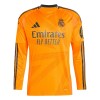 Camisola Real Madrid Bellingham 5 Manga Comprida Homen Equipamento 2ª 24/25